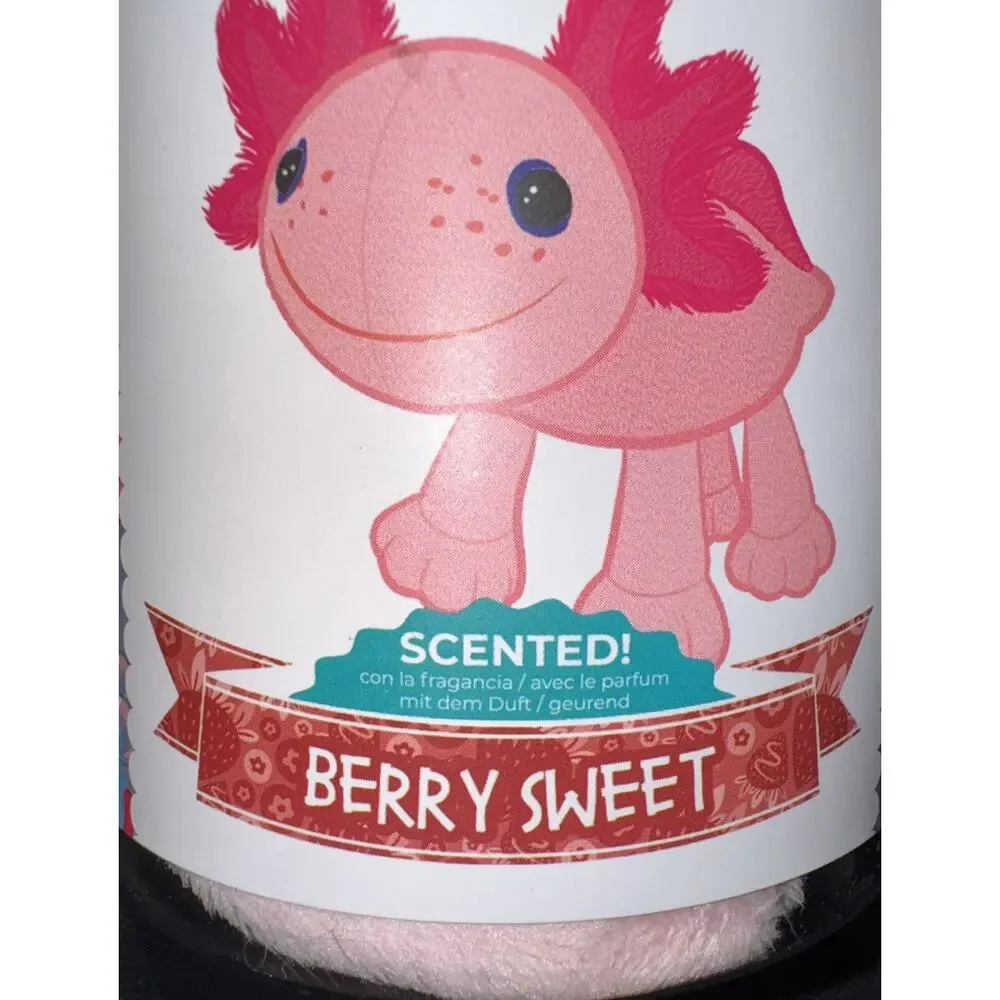 New Scentsy Buddy Clip Blush The Axolotl Scented Berry Sweet Authentic Kids Pink